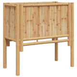 Garden Raised Bed Brown 70 x 35 x 70 cm Bamboo