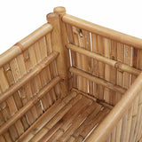Garden Raised Bed Brown 110 x 35 x 70 cm Bamboo