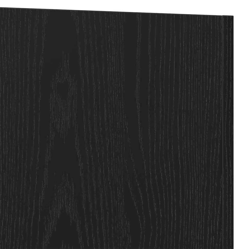 Planter Box Black oak 40 x 40 x 40 cm Engineered wood