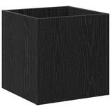 Planter Box Black oak 40 x 40 x 40 cm Engineered wood