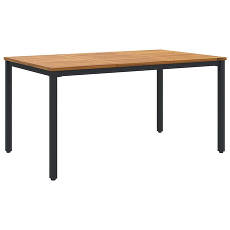 Outdoor Tables Natural and black 150 x 90 x 75 cm
