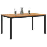 Outdoor Tables Natural and black 150 x 90 x 75 cm