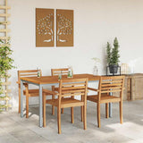 Outdoor Tables Natural and grey 150 x 90 x 75 cm