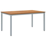 Outdoor Tables Natural and grey 150 x 90 x 75 cm