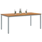 Outdoor Tables Natural and grey 180 x 90 x 75 cm