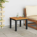 Outdoor Tables Natural and black 45 x 45 x 38 cm