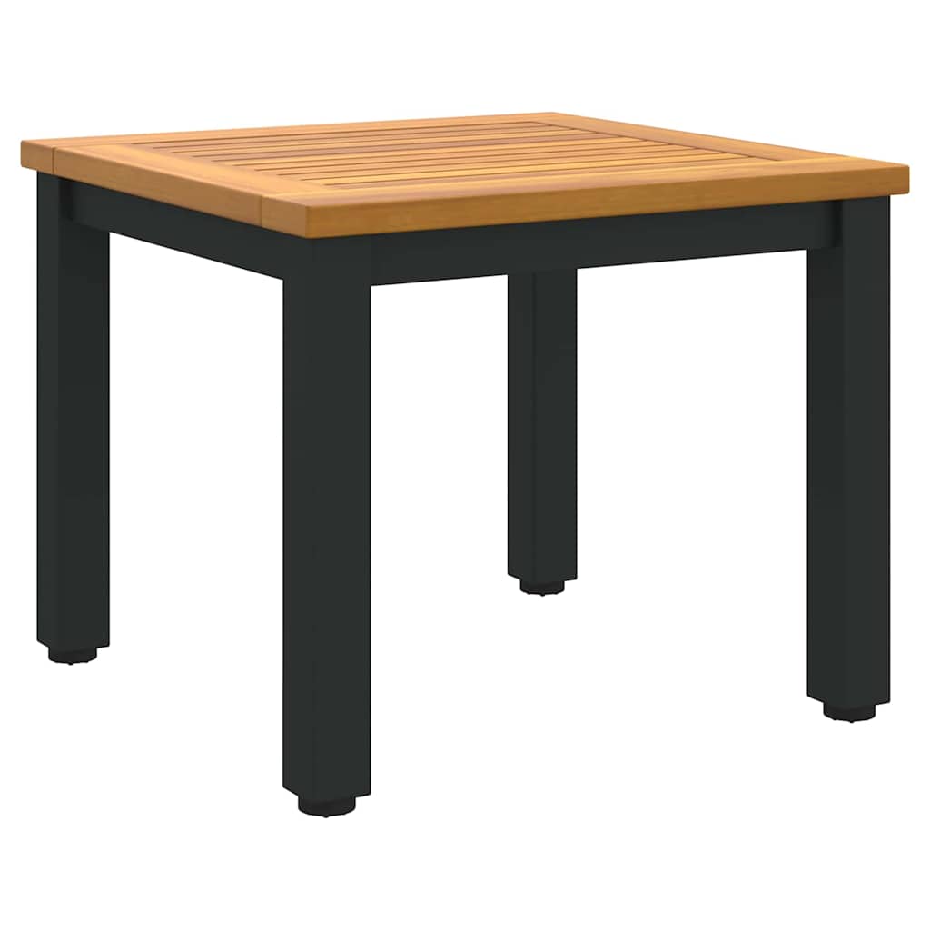 Outdoor Tables Natural and black 45 x 45 x 38 cm