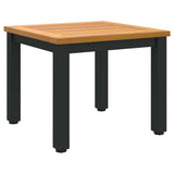 Outdoor Tables Natural and black 45 x 45 x 38 cm