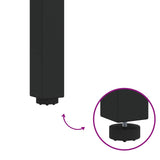 Outdoor Tables Natural and black 45 x 45 x 38 cm