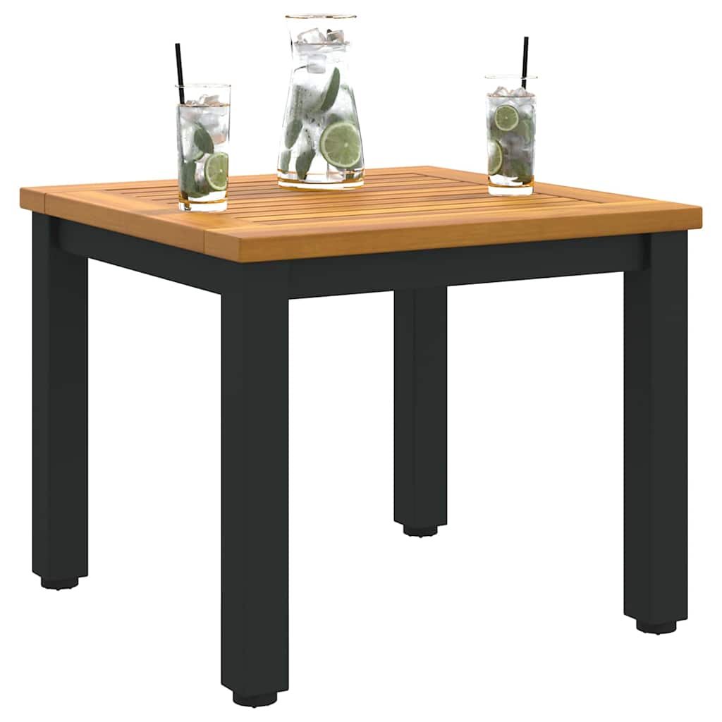 Outdoor Tables Natural and black 45 x 45 x 38 cm