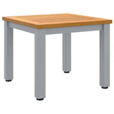 Outdoor Tables Natural and grey 45 x 45 x 38 cm
