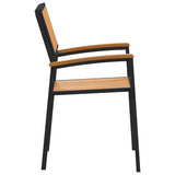 Garden Chair 4 pcs Brown 56 x 57 x 87cm Solid Acacia wood