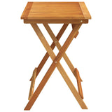 Garden Table Folding Brown 90 x 55 x 75 cm Solid Acacia wood