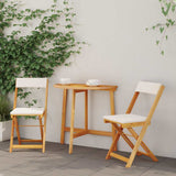 Bistro Set 3 pcs Brown Solid acacia wood