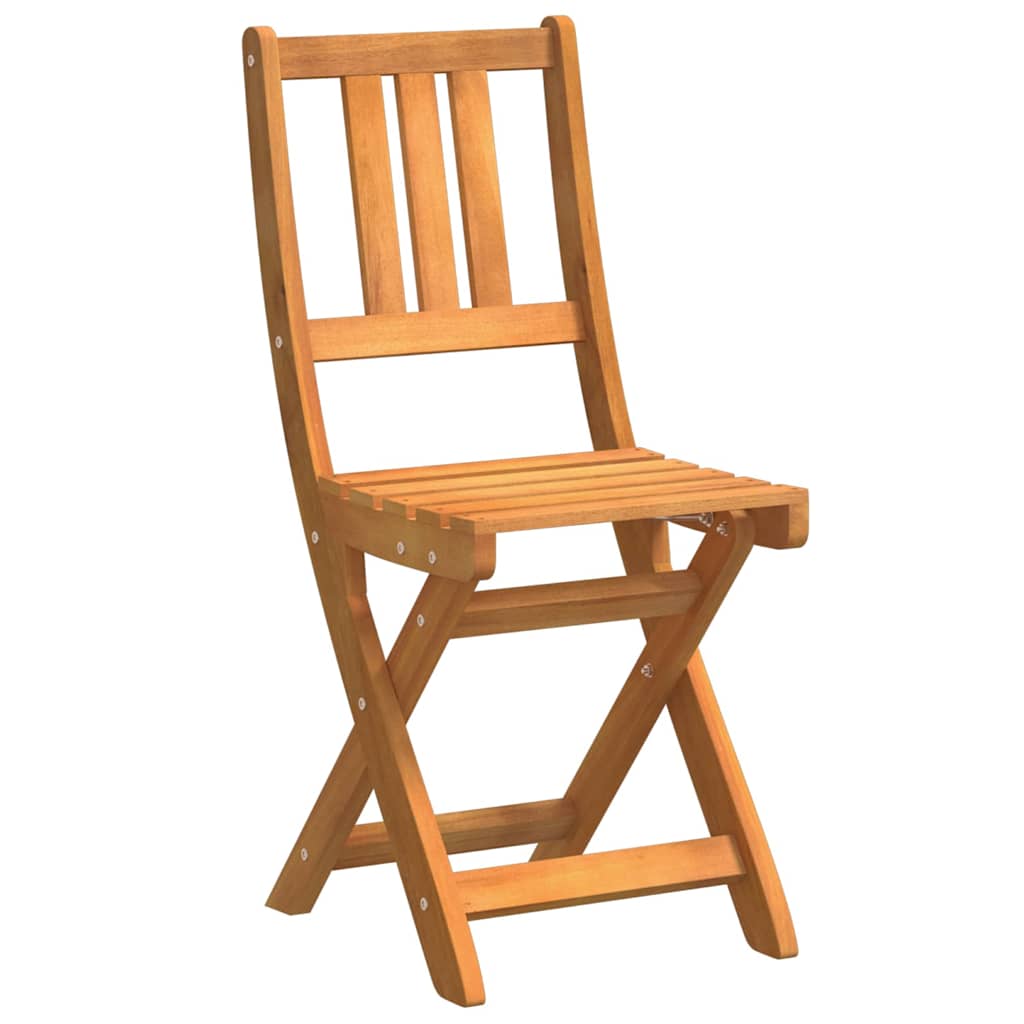 Bistro Set 3 pcs Brown Solid acacia wood