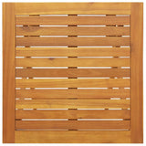 Bistro Set 3 pcs Brown Solid acacia wood