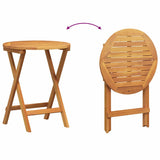 Bistro Set 3 pcs Brown Solid acacia wood