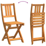 Bistro Set 3 pcs Brown Solid acacia wood