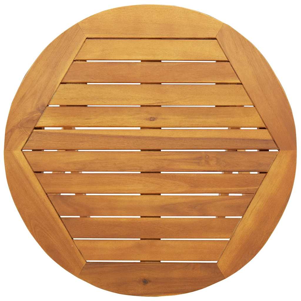 Bistro Set 3 pcs Brown Solid acacia wood