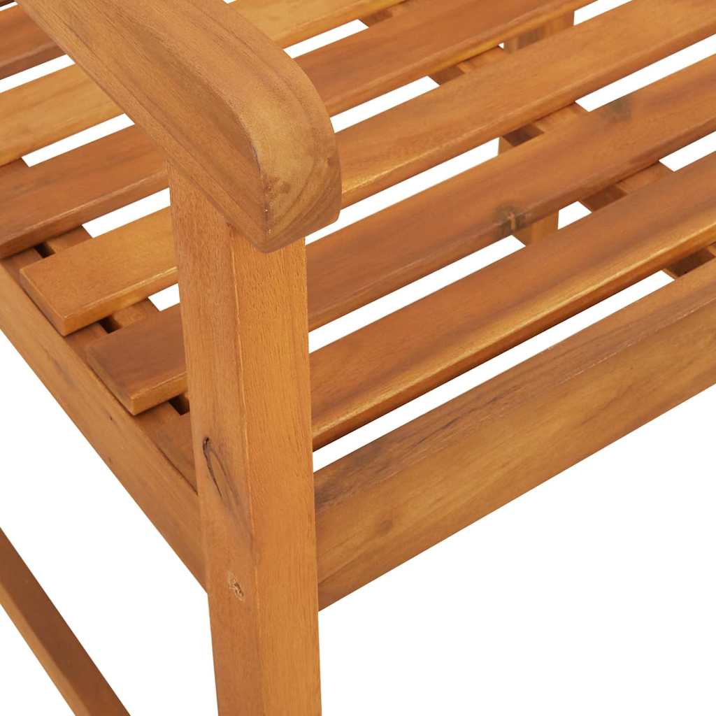 Garden Chair 2 pcs Brown 56 x 56 x 90cm Solid Acacia wood