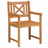 Garden Chair 2 pcs Brown 56 x 56 x 90cm Solid Acacia wood
