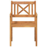 Garden Chair 2 pcs Brown 56 x 56 x 90cm Solid Acacia wood