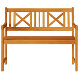 Garden Bench Brown 110 x 56 x 90cm Solid Acacia wood