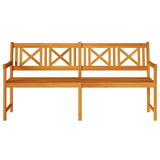 Garden Bench Brown 180 x 56 x 90cm Solid Acacia wood