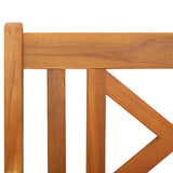 Garden Bench Brown 220 x 56 x 90cm Solid Acacia wood