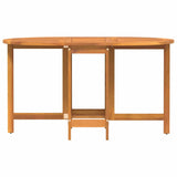 Garden Table Folding Brown 110 x 60 x 72 cm Solid Acacia wood