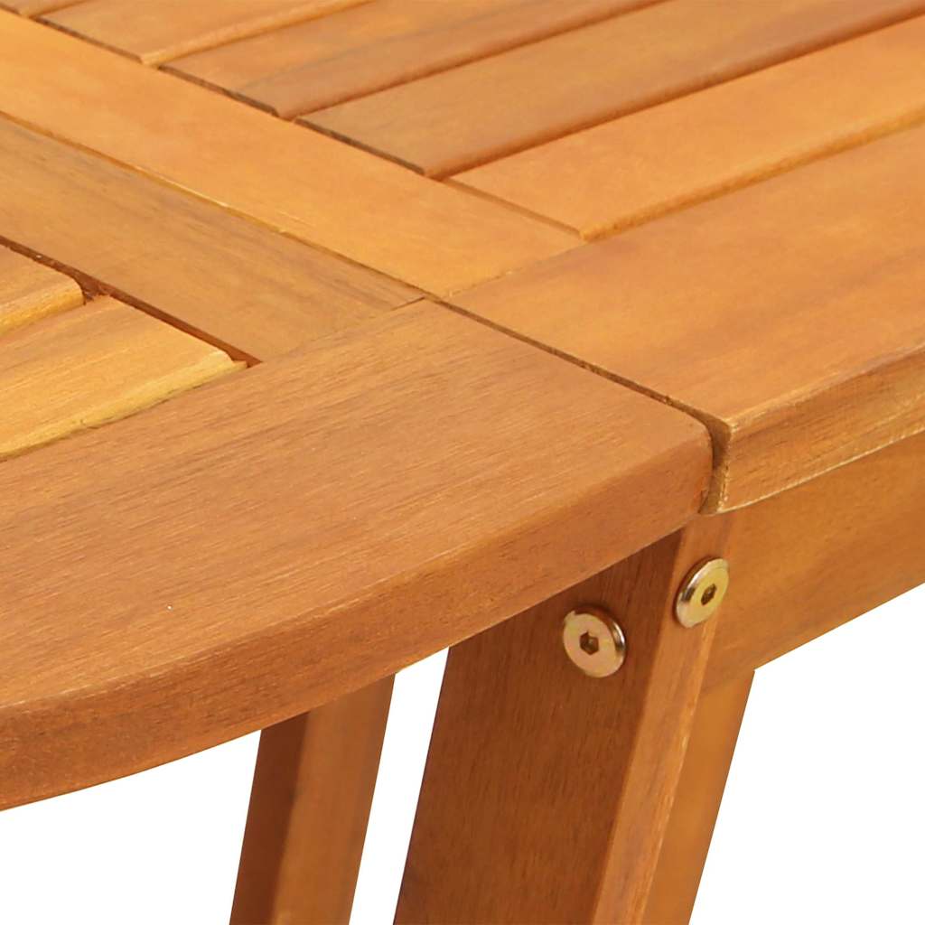 Garden Table 5 pcs Brown 110 x 60 x 72 cm Solid Acacia wood