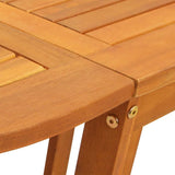 Garden Table 5 pcs Brown 110 x 60 x 72 cm Solid Acacia wood