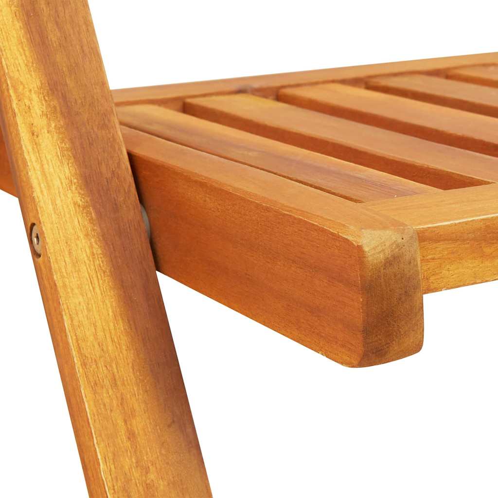 Garden Table 5 pcs Brown 110 x 60 x 72 cm Solid Acacia wood