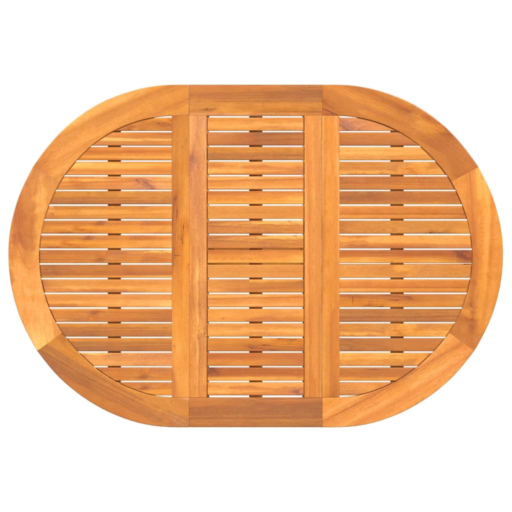 Garden Table 5 pcs Brown 110 x 60 x 72 cm Solid Acacia wood