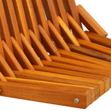 Folding Garden Chairs 2 pcs Brown 56 x 69 x 84 m