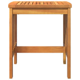 Side Table Brown Solid Acacia wood