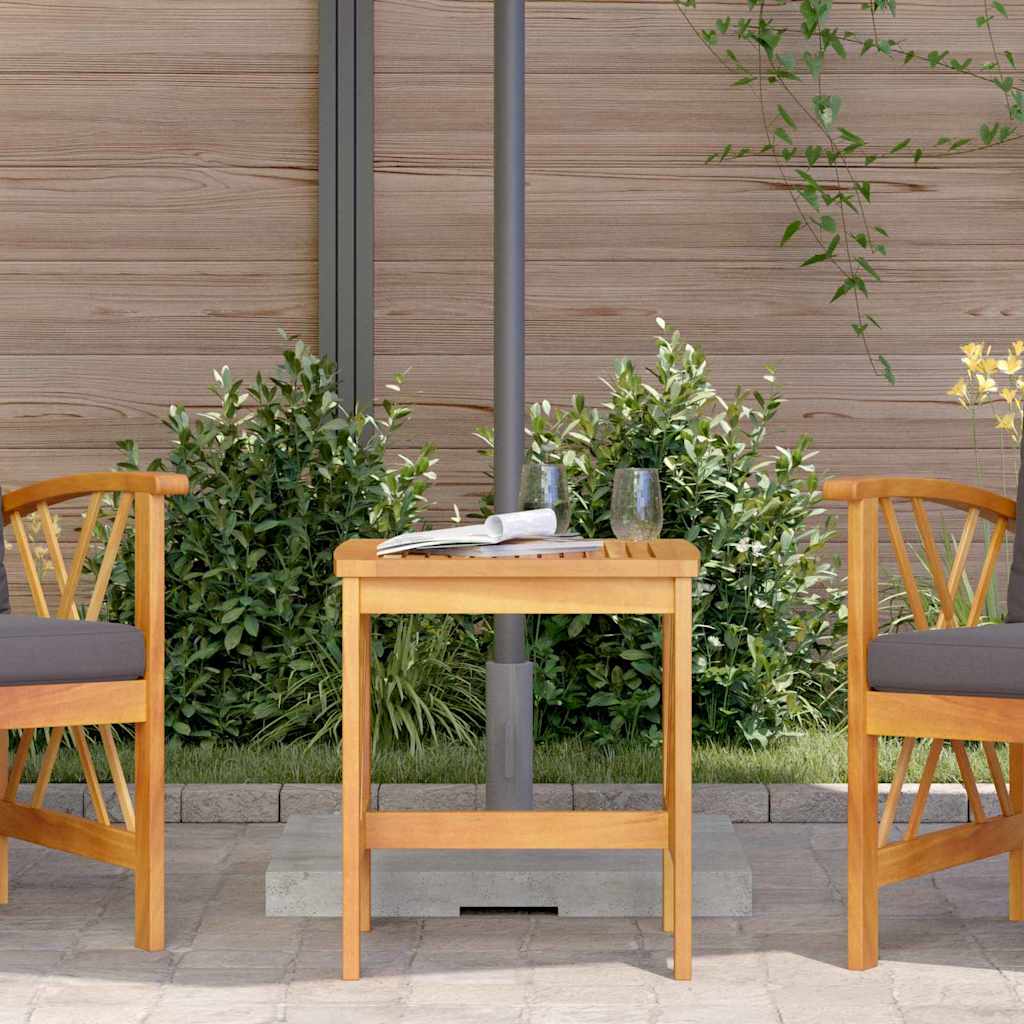 Side Table Brown Solid Acacia wood