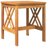 Side Table Brown Solid Acacia wood