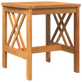 Side Table Brown Solid Acacia wood