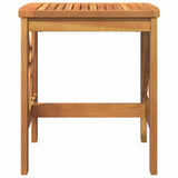 Side Table Brown Solid Acacia wood