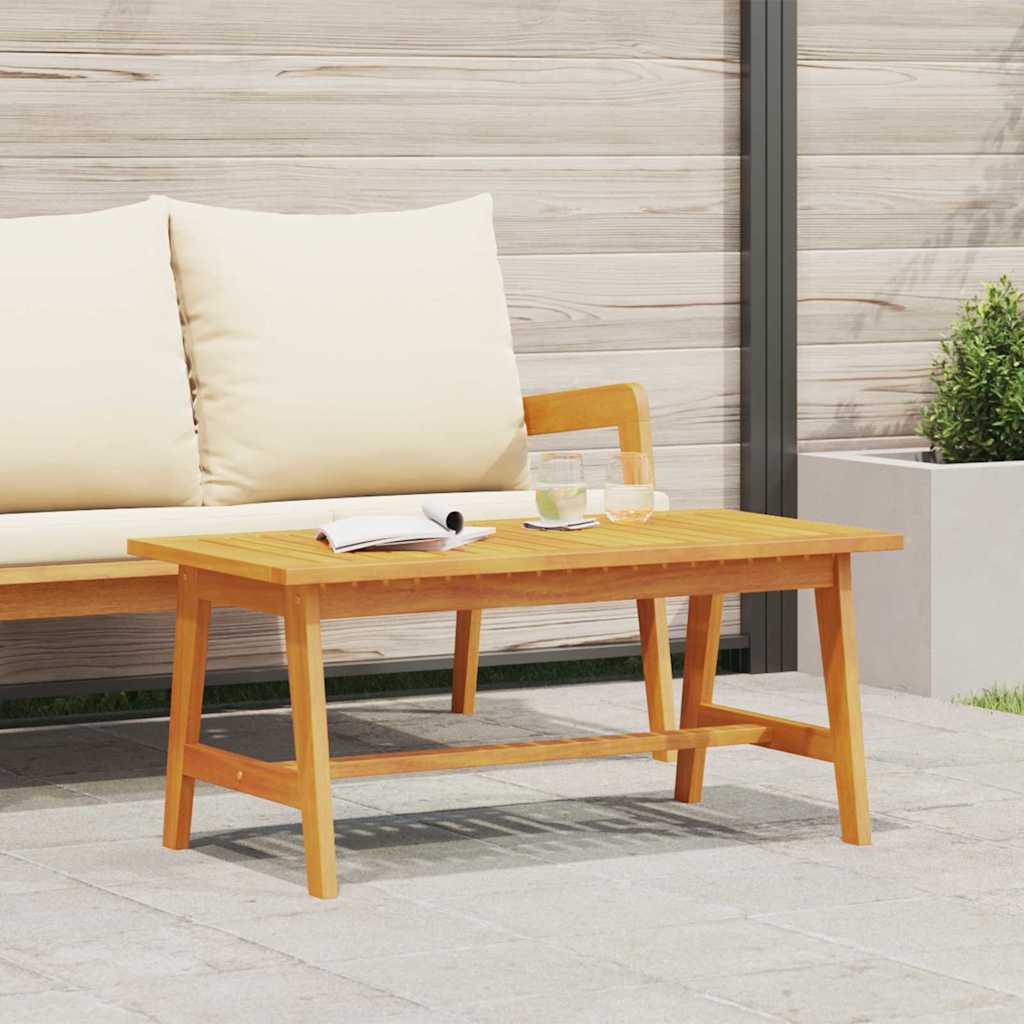 Coffee Table Brown Solid Acacia wood