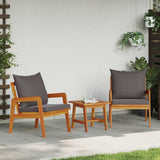Bistro Set Brown 45 x 45 x 38cm Solid Acacia wood
