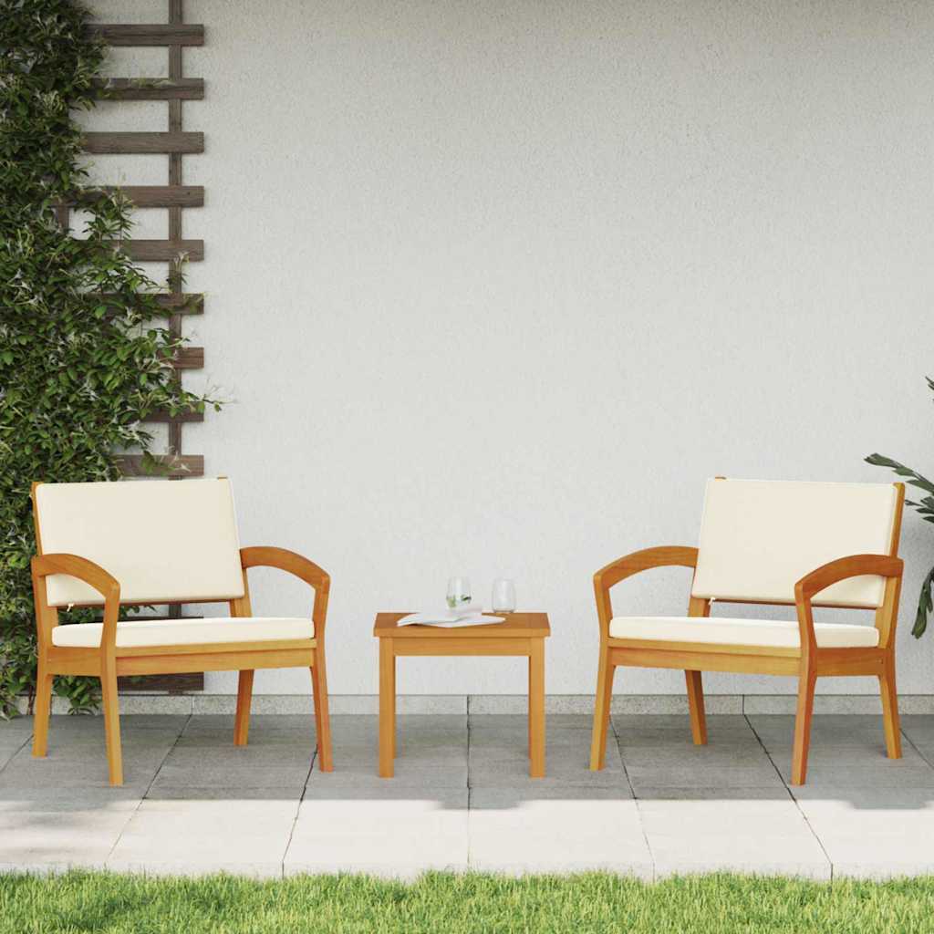 Bistro Set Brown 45 x 45 x 38cm Solid Acacia wood