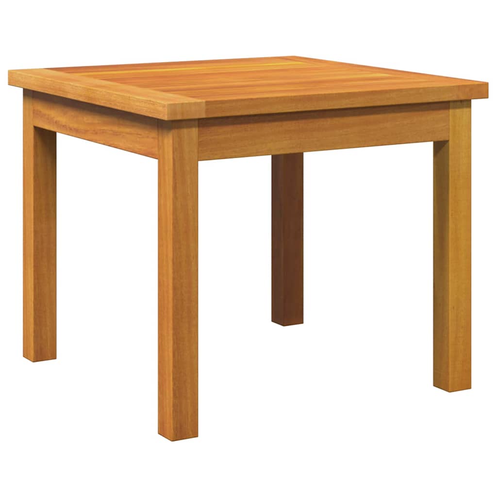 Bistro Set with Cushion 2 pcs Brown Solid Acacia wood
