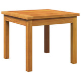 Bistro Set with Cushion 2 pcs Brown Solid Acacia wood
