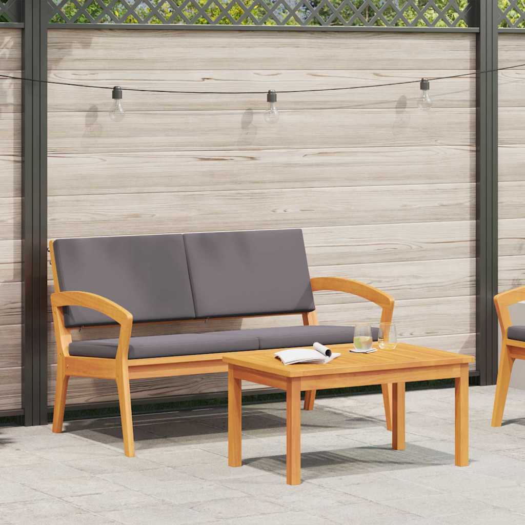 Bistro Set 2 pcs Brown Solid Acacia wood