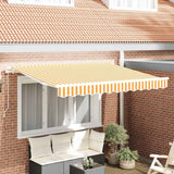 Retractable Awning Manual Yellow 250 x 200 cm Fabric