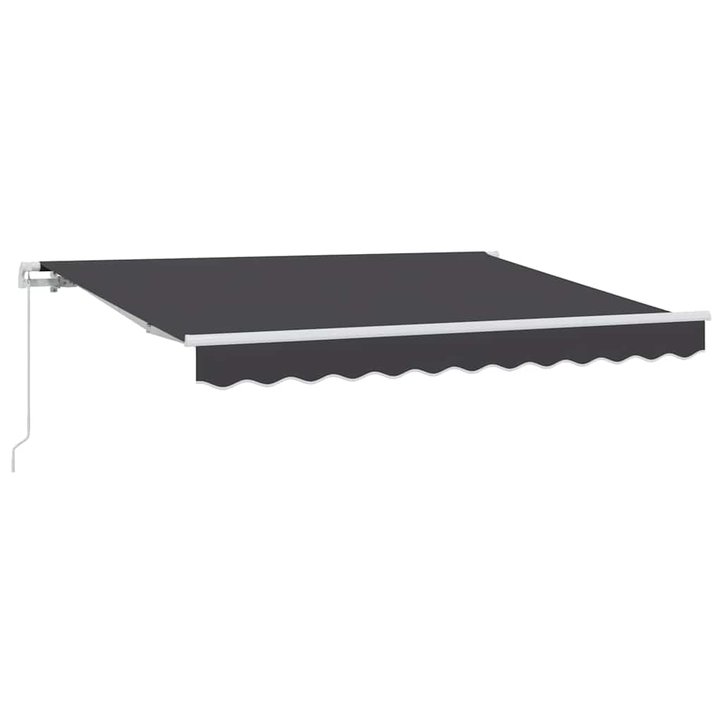 Retractable Awning Manual Anthracite 250 x 200 cm Fabric