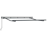 Retractable Awning Manual Multicolour Stripe 250 x 200 cm