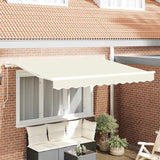 Retractable Awning Manual Cream 300 x 200 cm Fabric